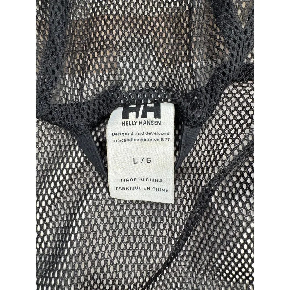 Helly Hansen Helly Tech Rain Jacket Womens L Black Waterproof Hooded Coat - Picture 2 of 7